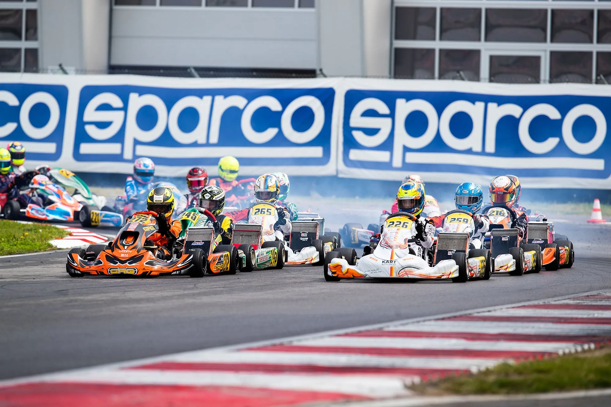 00260NR Sparco CRW Kart-Handschuhe, regenfestes Neopren fr Kartrennen bei nassem Wetter