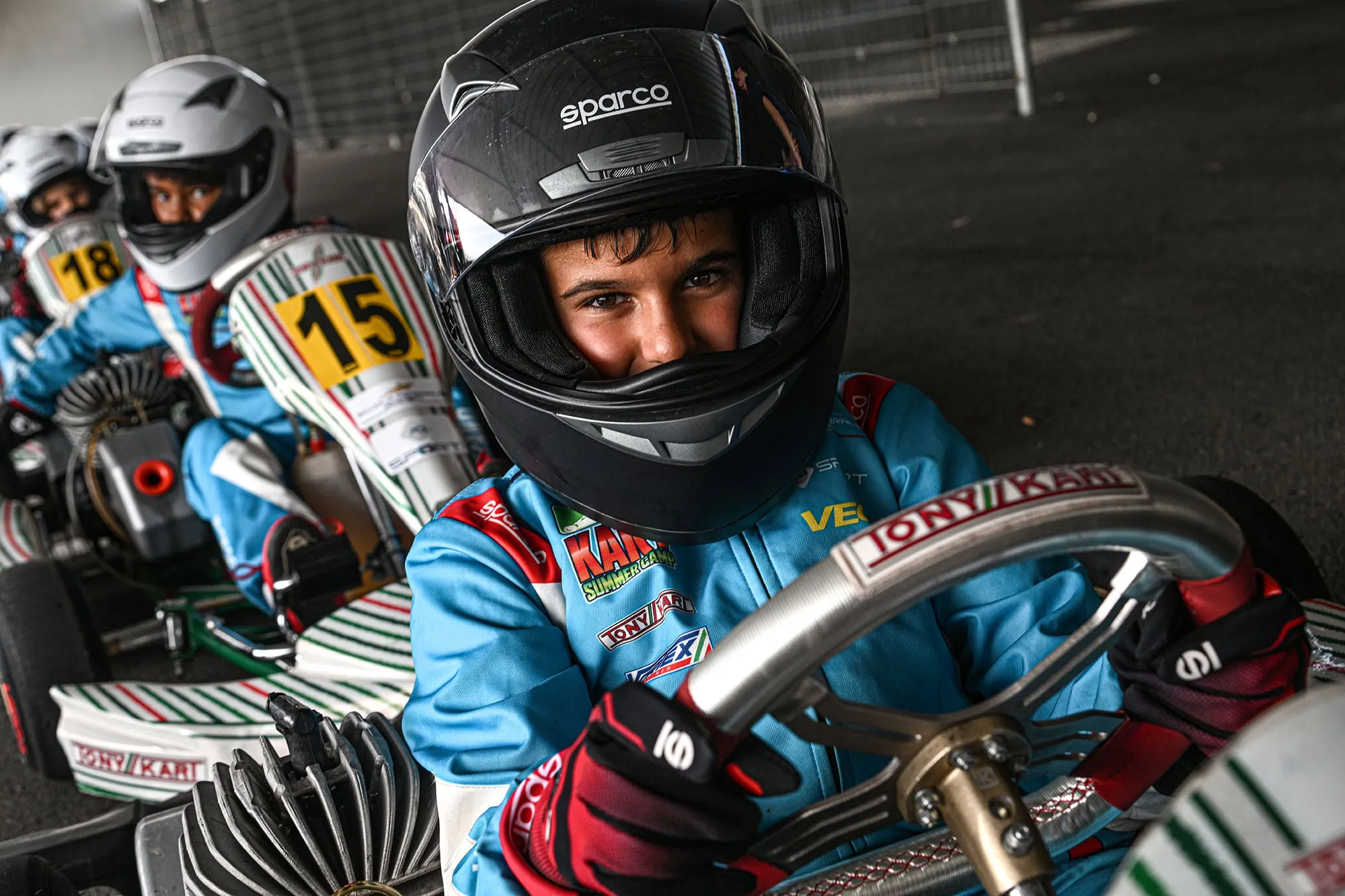 00260NR Sparco CRW Kart-Handschuhe, regenfestes Neopren fr Kartrennen bei nassem Wetter