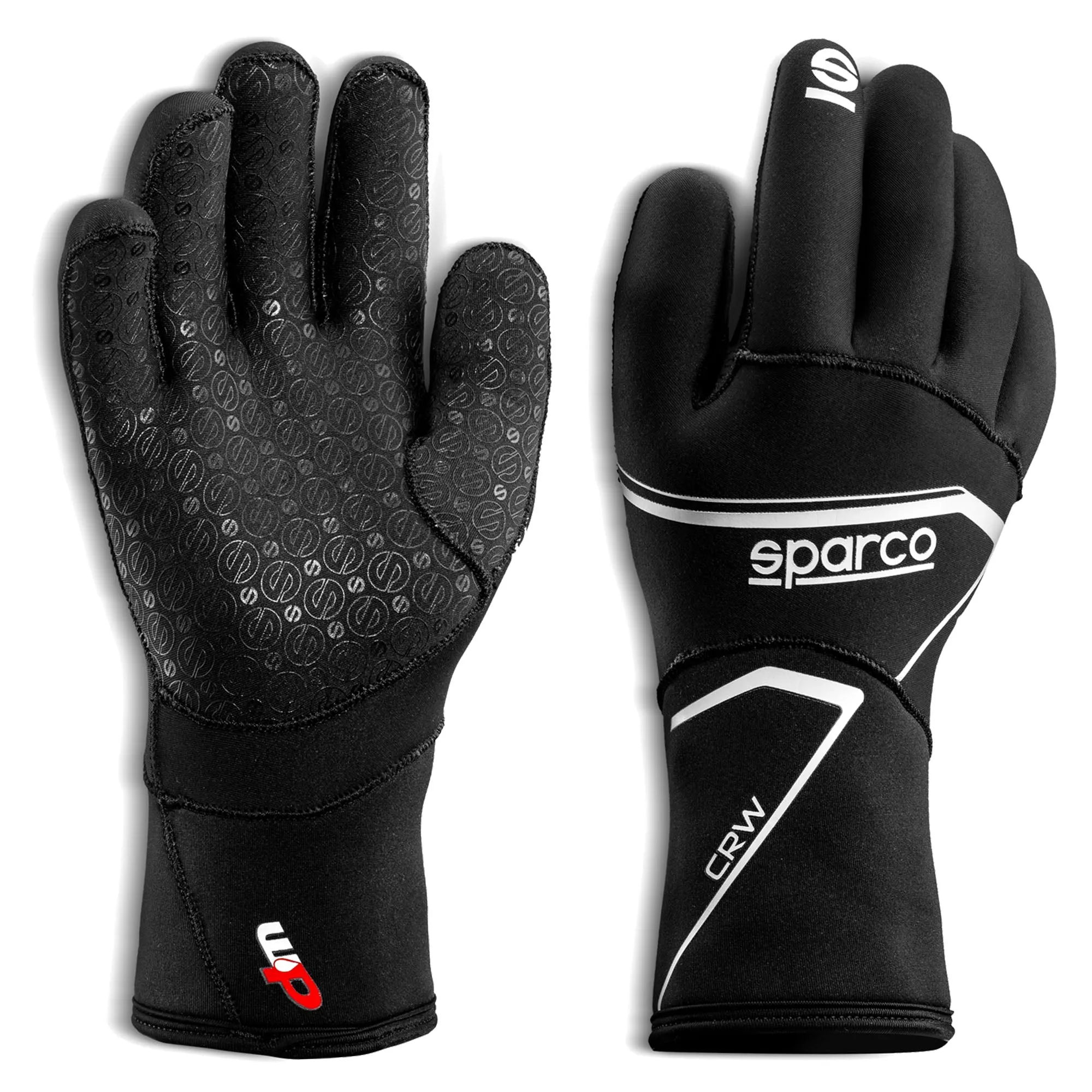 00260NR Sparco CRW Kart-Handschuhe, regenfestes Neopren fr Kartrennen bei nassem Wetter