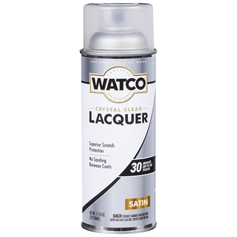 11.25 OZ Lacquer Clear Wood Finish - Satin