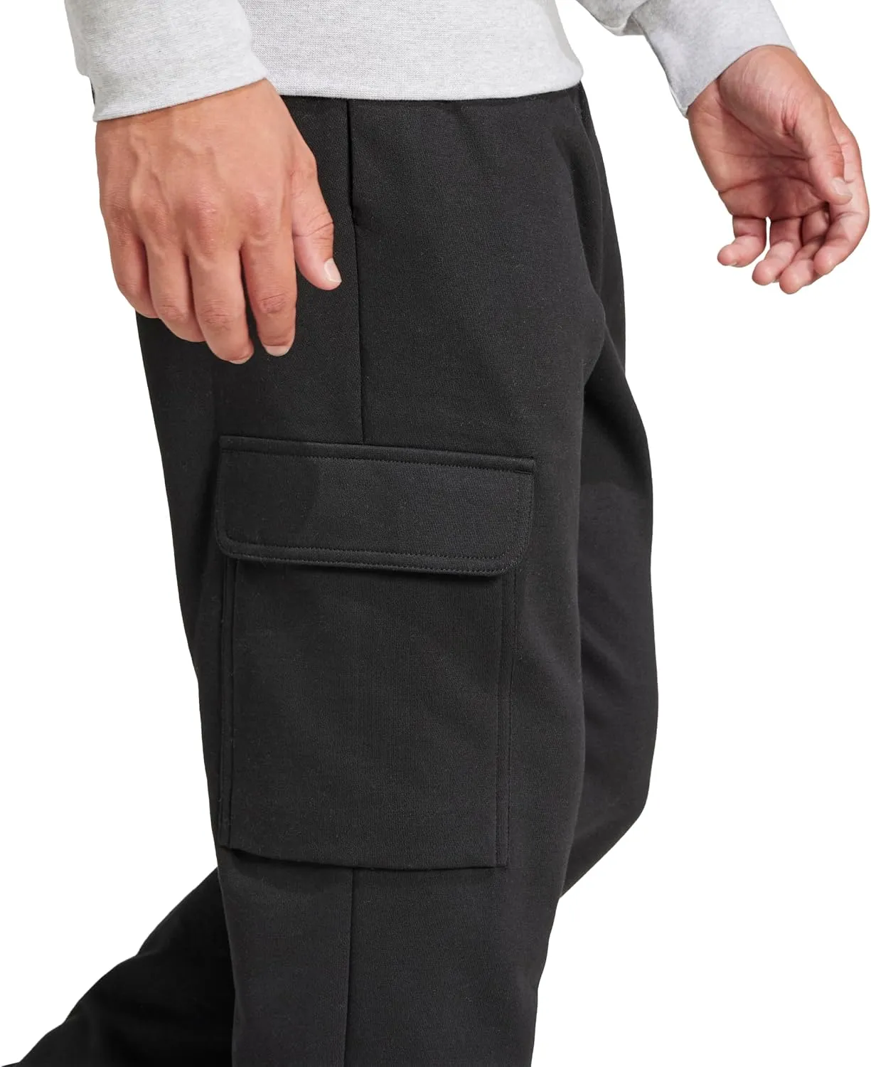 adidas Men's Essentials Feel Cozy Fleece Cargo Pants