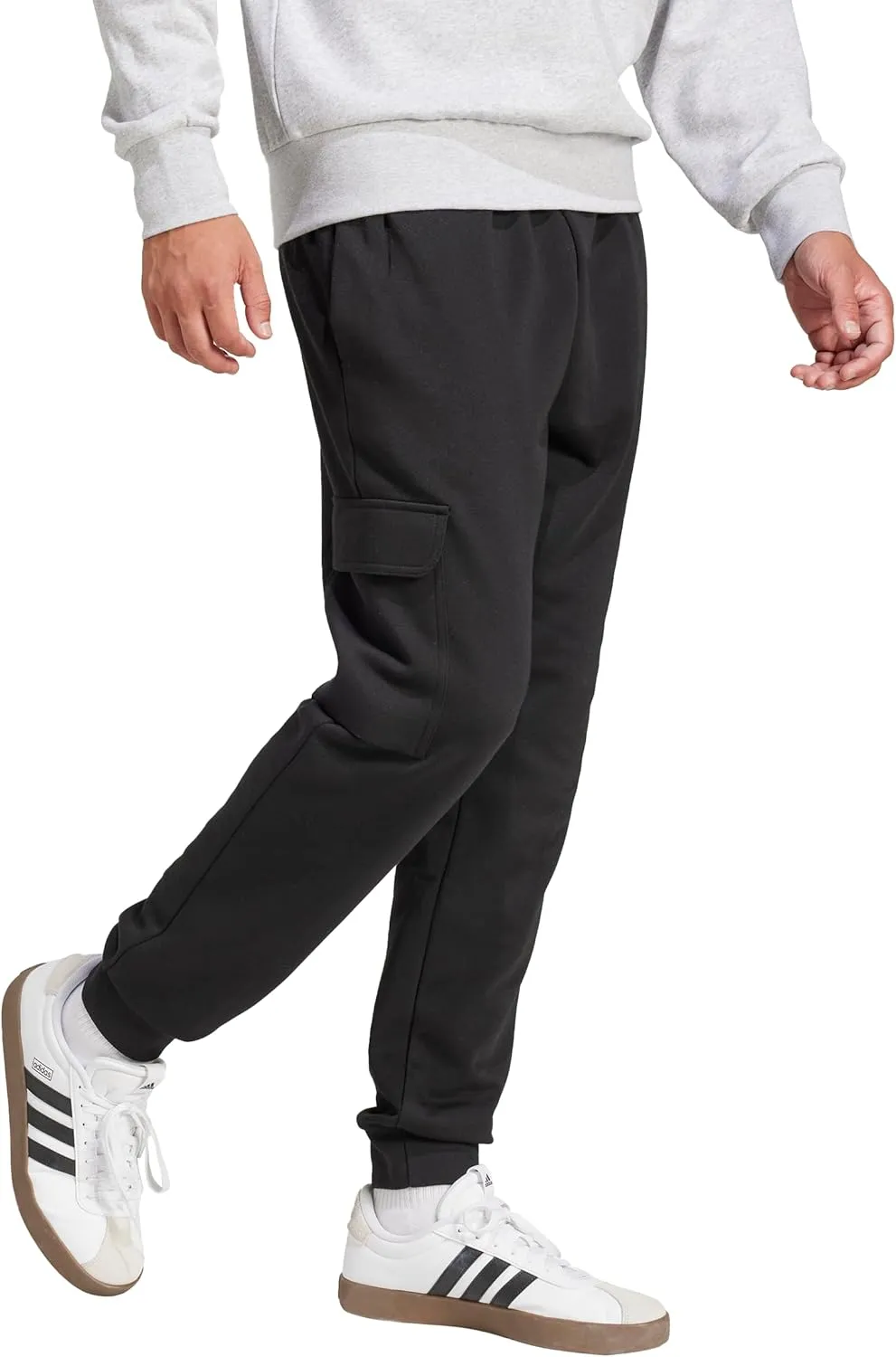adidas Men's Essentials Feel Cozy Fleece Cargo Pants