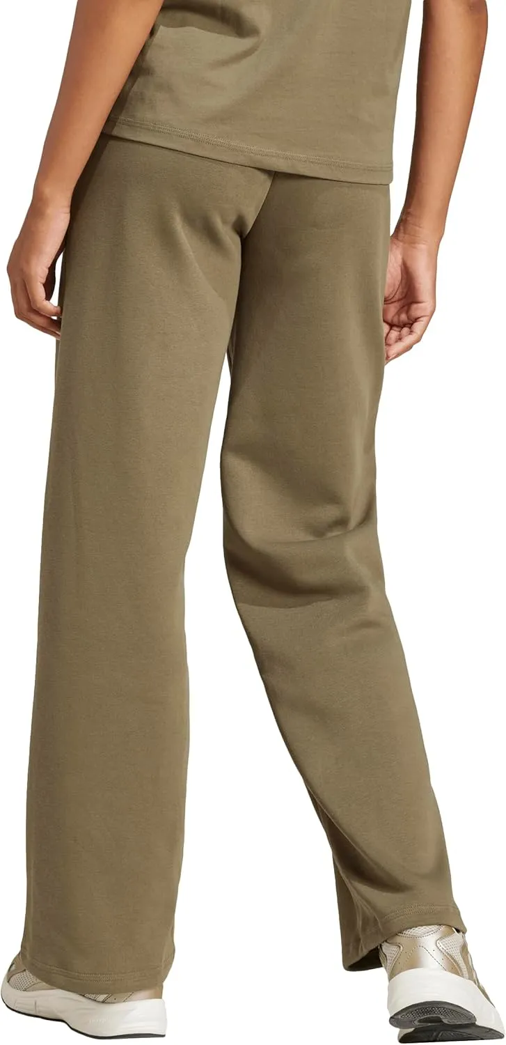 adidas Women's Essentials Small Logo Feel Cozy Open Hem Pants