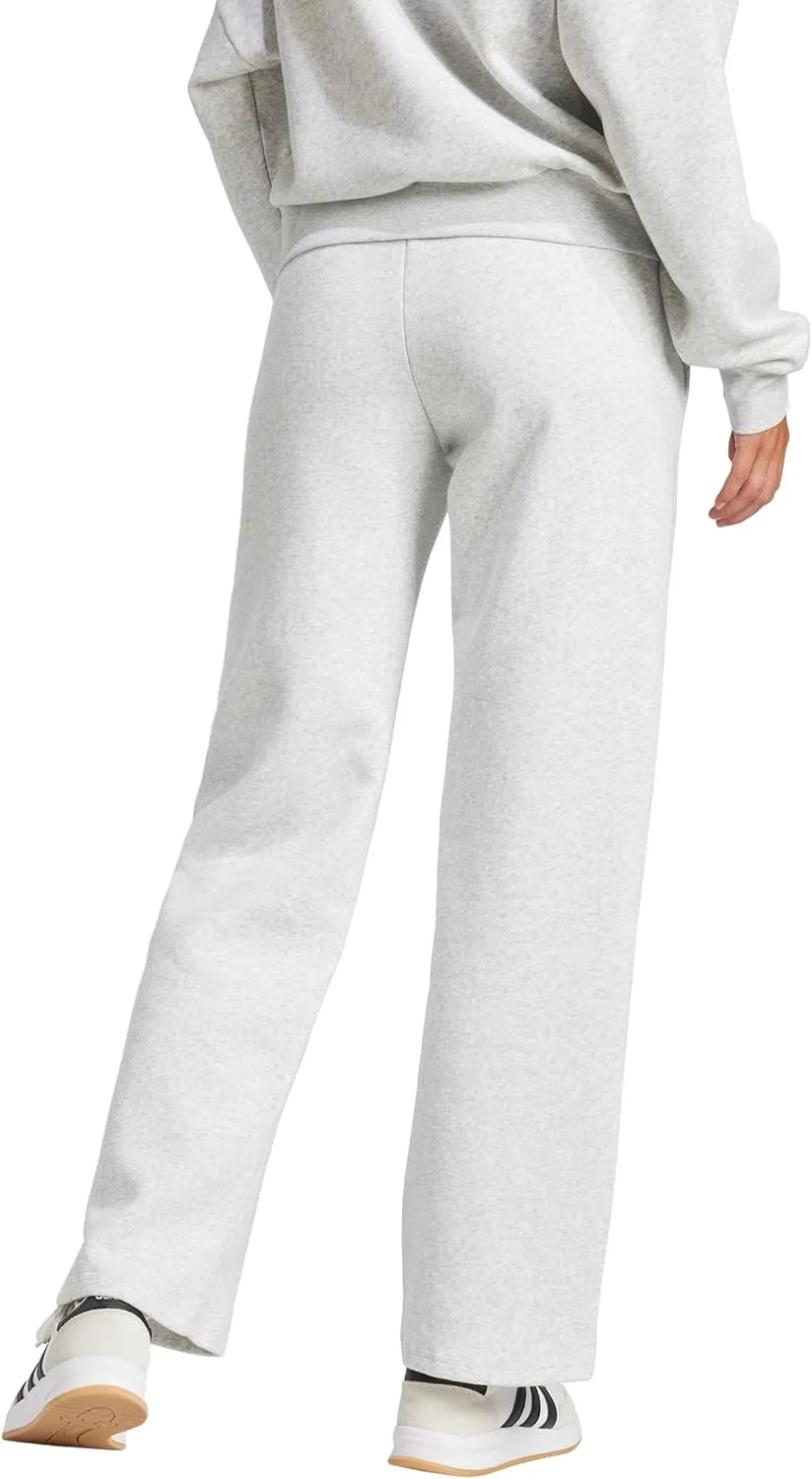 adidas Women's Essentials Small Logo Feel Cozy Open Hem Pants
