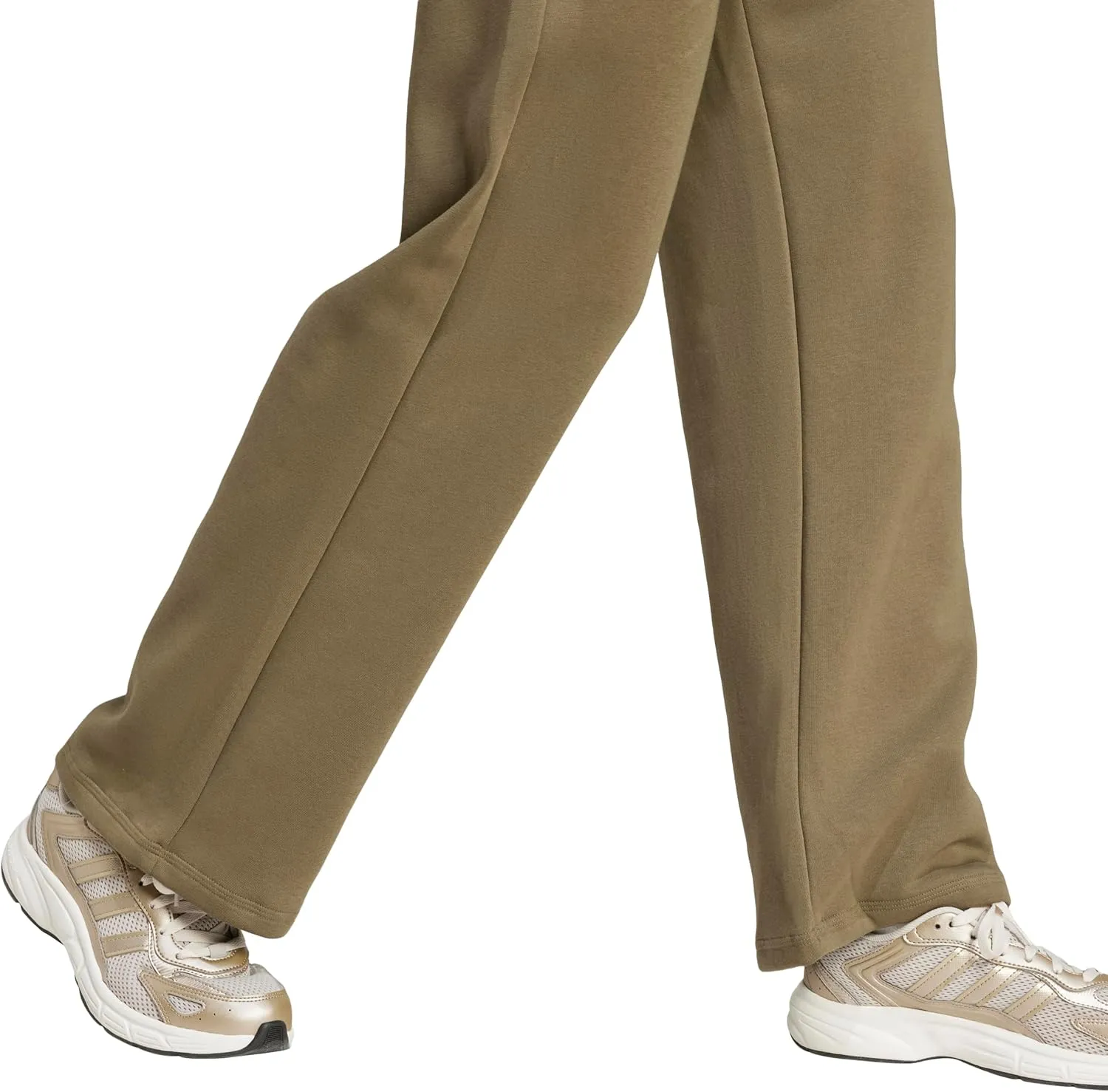 adidas Women's Essentials Small Logo Feel Cozy Open Hem Pants