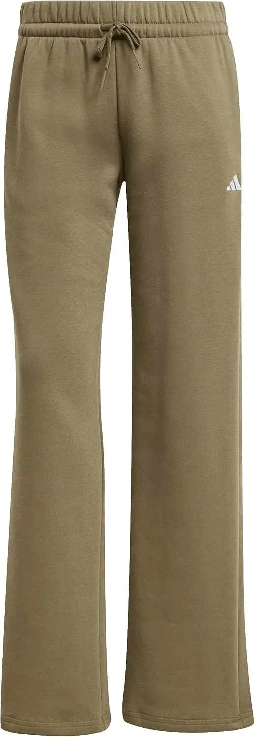adidas Women's Essentials Small Logo Feel Cozy Open Hem Pants