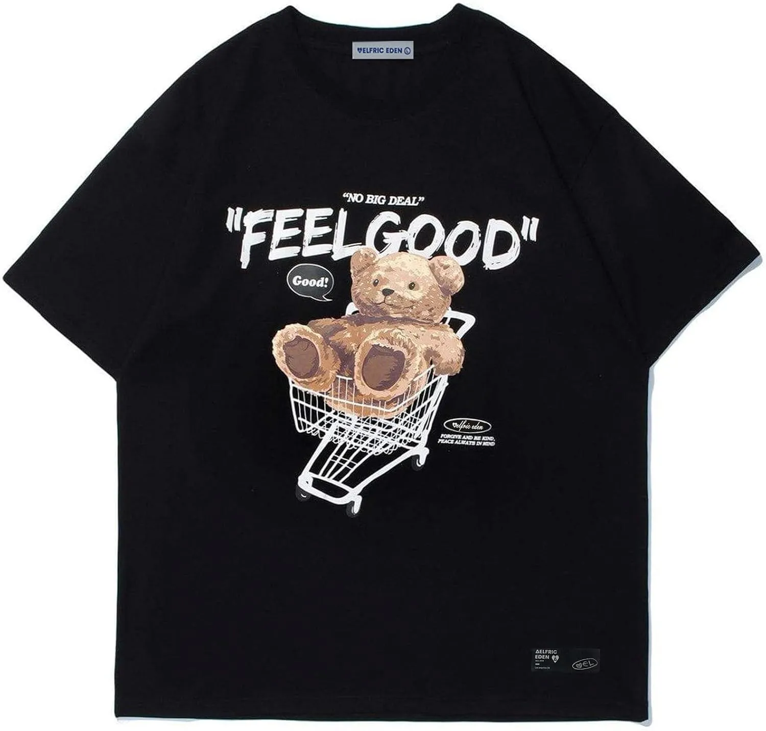 Aelfric Eden Oversized Graphic Tees Men Streetwear Casual Summer Tops Unisex T-Shirt