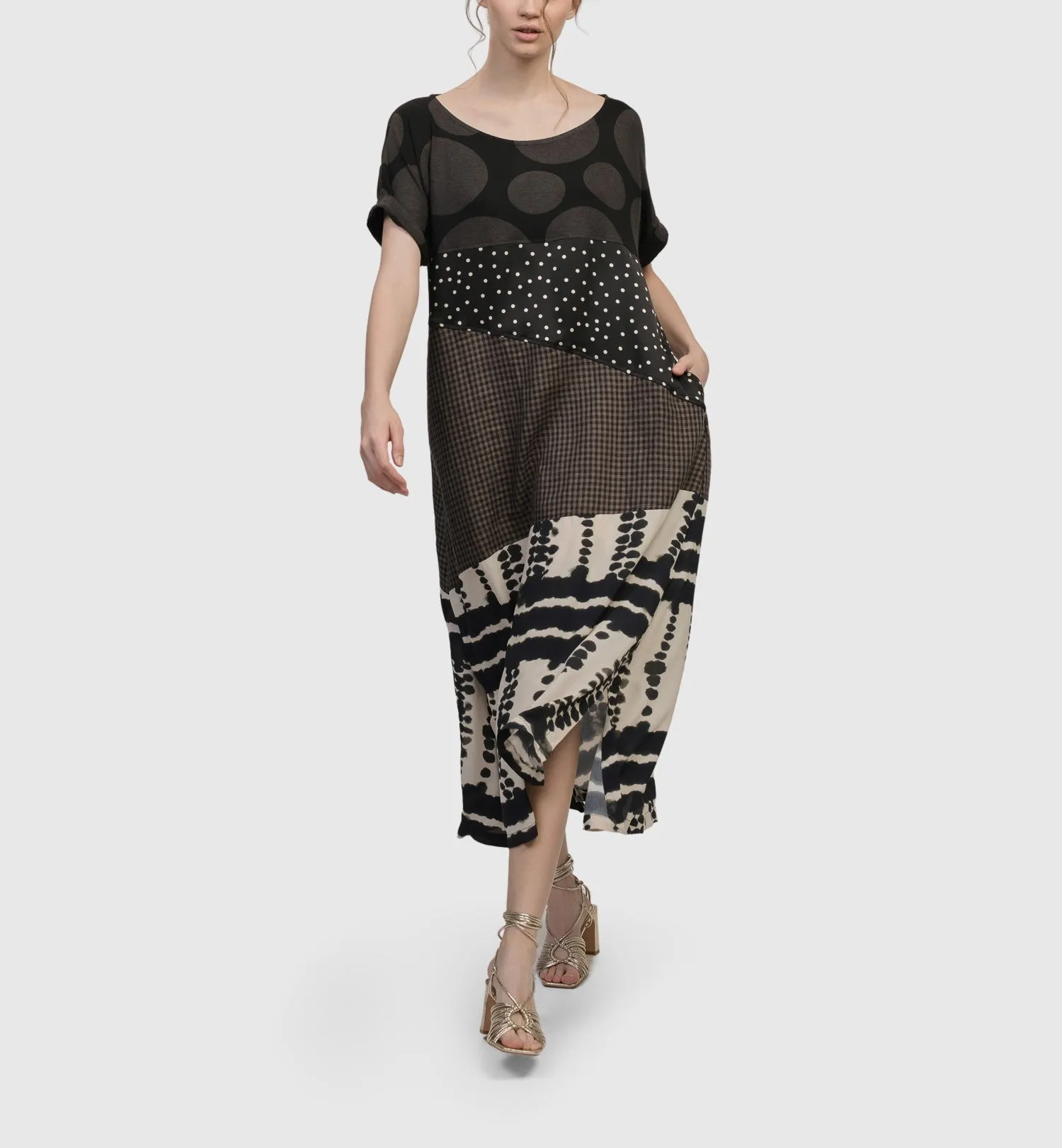 Alembika Dresses -  Lost City T-Shirt Dress, Savanna FINAL SALE ITEM