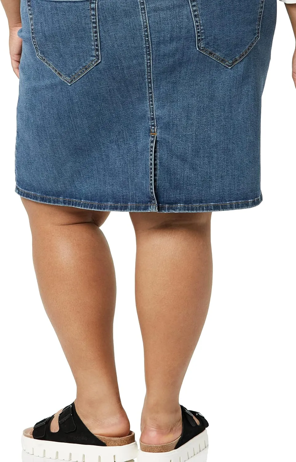 Amazon Essentials Women's Classic 5-Pocket Denim Skirt (Available in Plus Size)