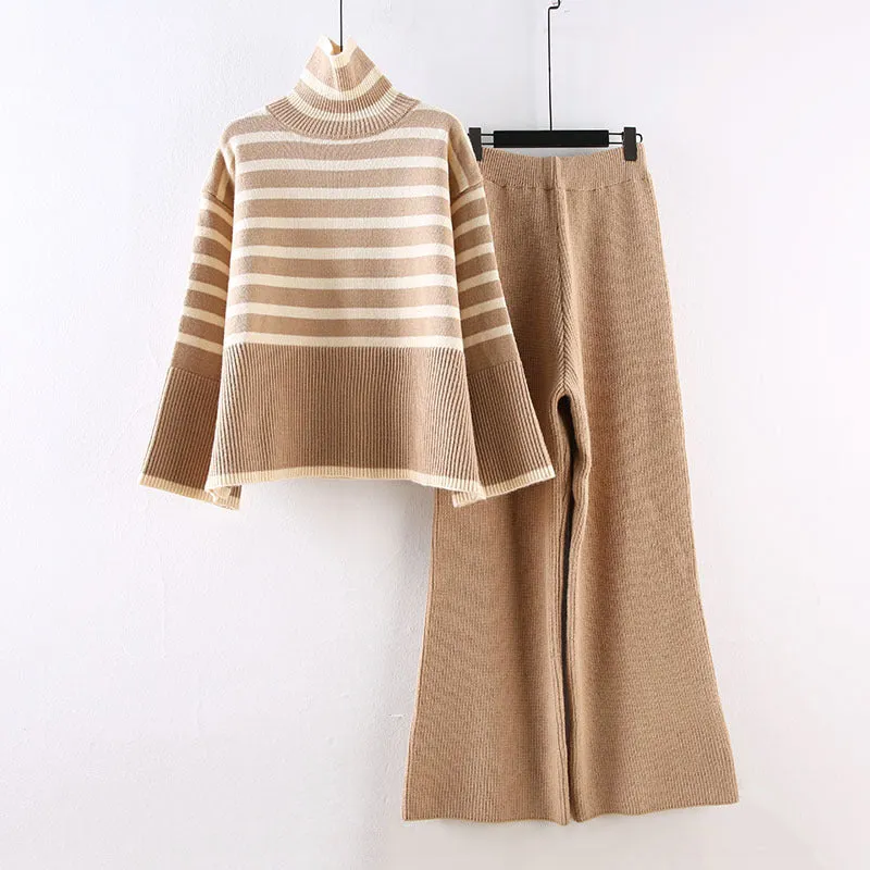 Amélie Cozy Stripes Lounge Set