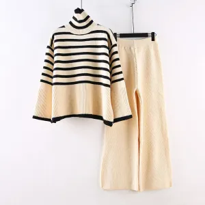 Amélie Cozy Stripes Lounge Set