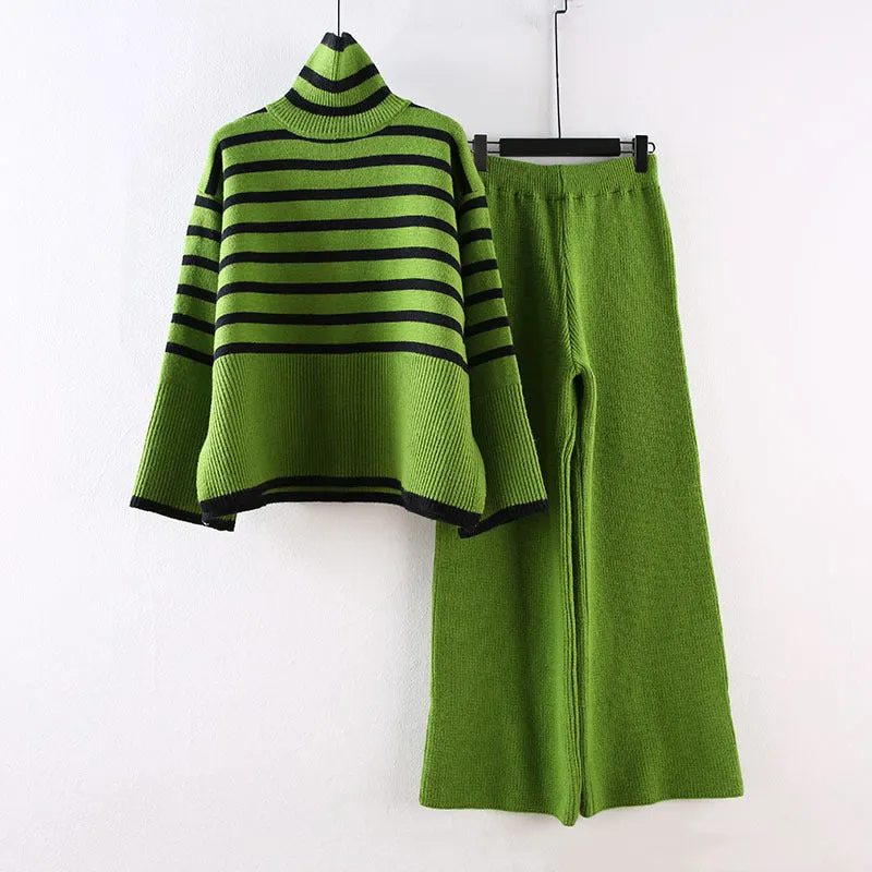 Amélie Cozy Stripes Lounge Set