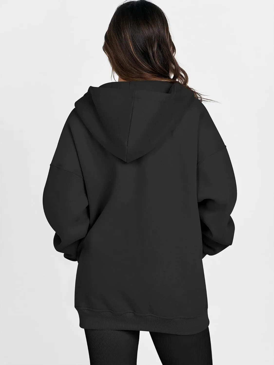 ANRABESS Womens Zip Up Hoodies Oversized Sweatshirt Long Sleeve Fleece Jackets Coat Workout Y2K Outfits 2025 Fall Trendy