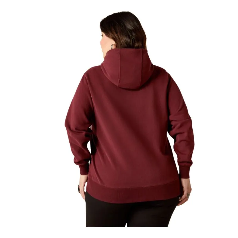 Ariat Women's 2.0 Long Sleeve Hoodie -  Tawny Port