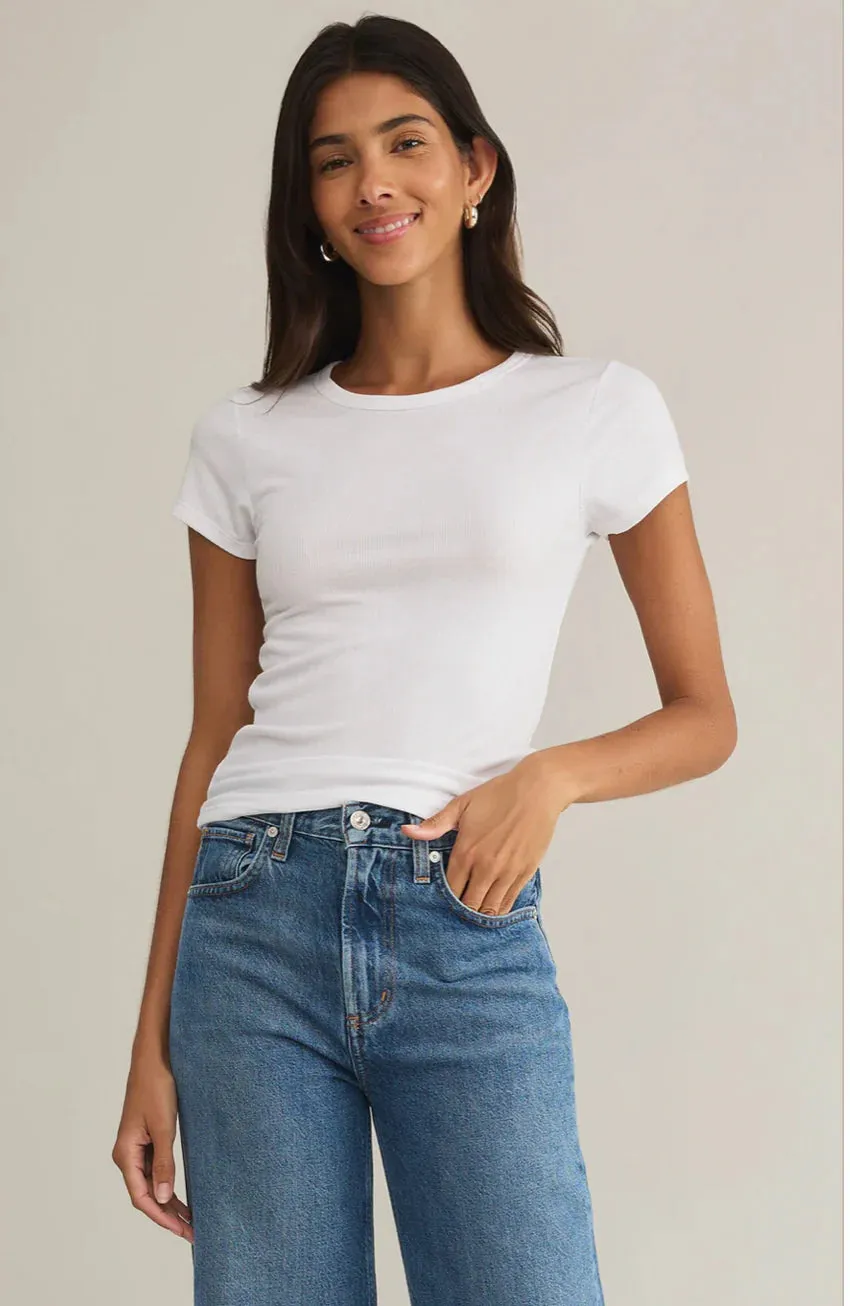 Avery Fitted Rib Tee
