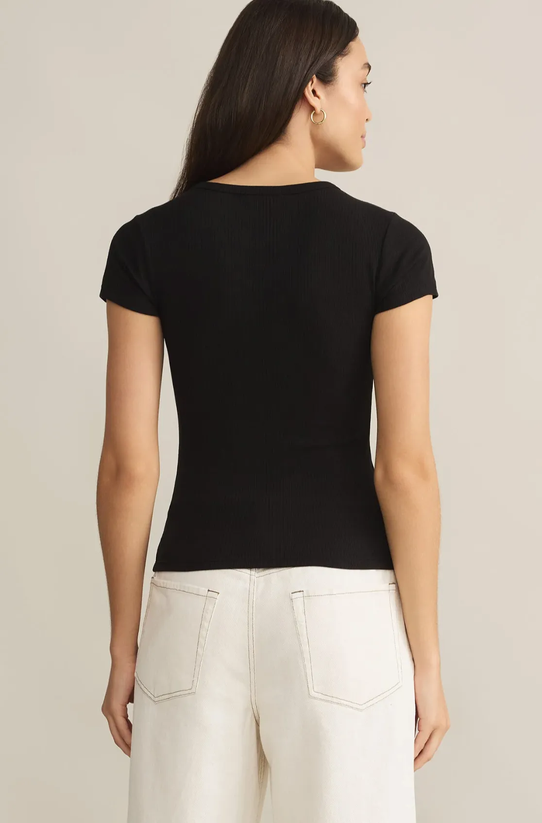 Avery Fitted Rib Tee