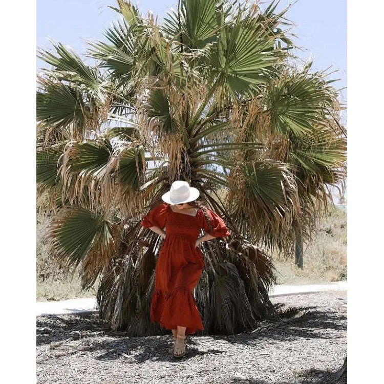Bali Lane Almeria Linen Midi Dress
