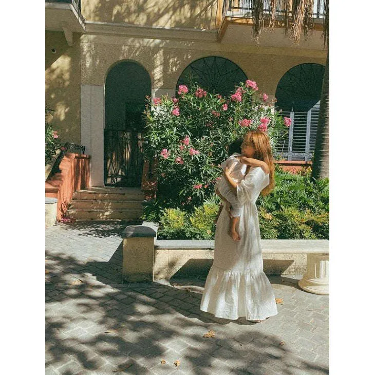 Bali Lane Almeria Linen Midi Dress