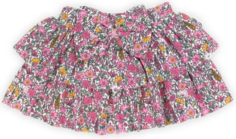 Bamar Nicol Cotton skirt girls with flowers LEA
