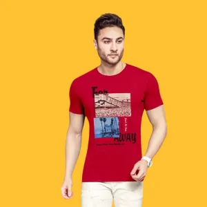 BLACKTREE(THHOR Series) ROUND NECK Dark Red TEES