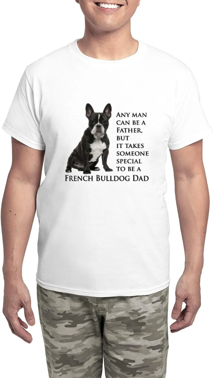 CafePress Frenchie Dad Pajamas Men's Novelty Light Pajama Set, Comfortable PJ Sleepwear