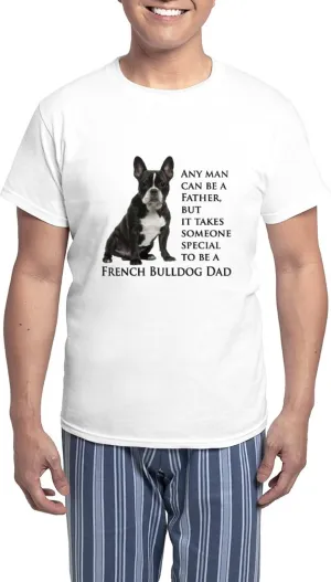 CafePress Frenchie Dad Pajamas Men's Novelty Light Pajama Set, Comfortable PJ Sleepwear