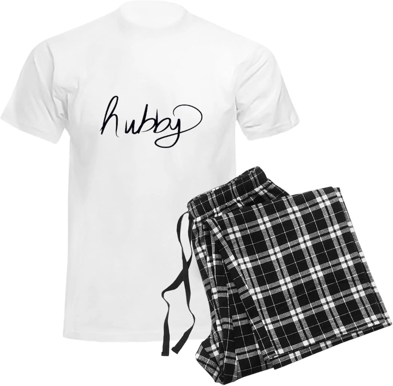 CafePress Hubby Pajamas Men's Novelty Light Pajama Set, Comfortable PJ Sleepwear