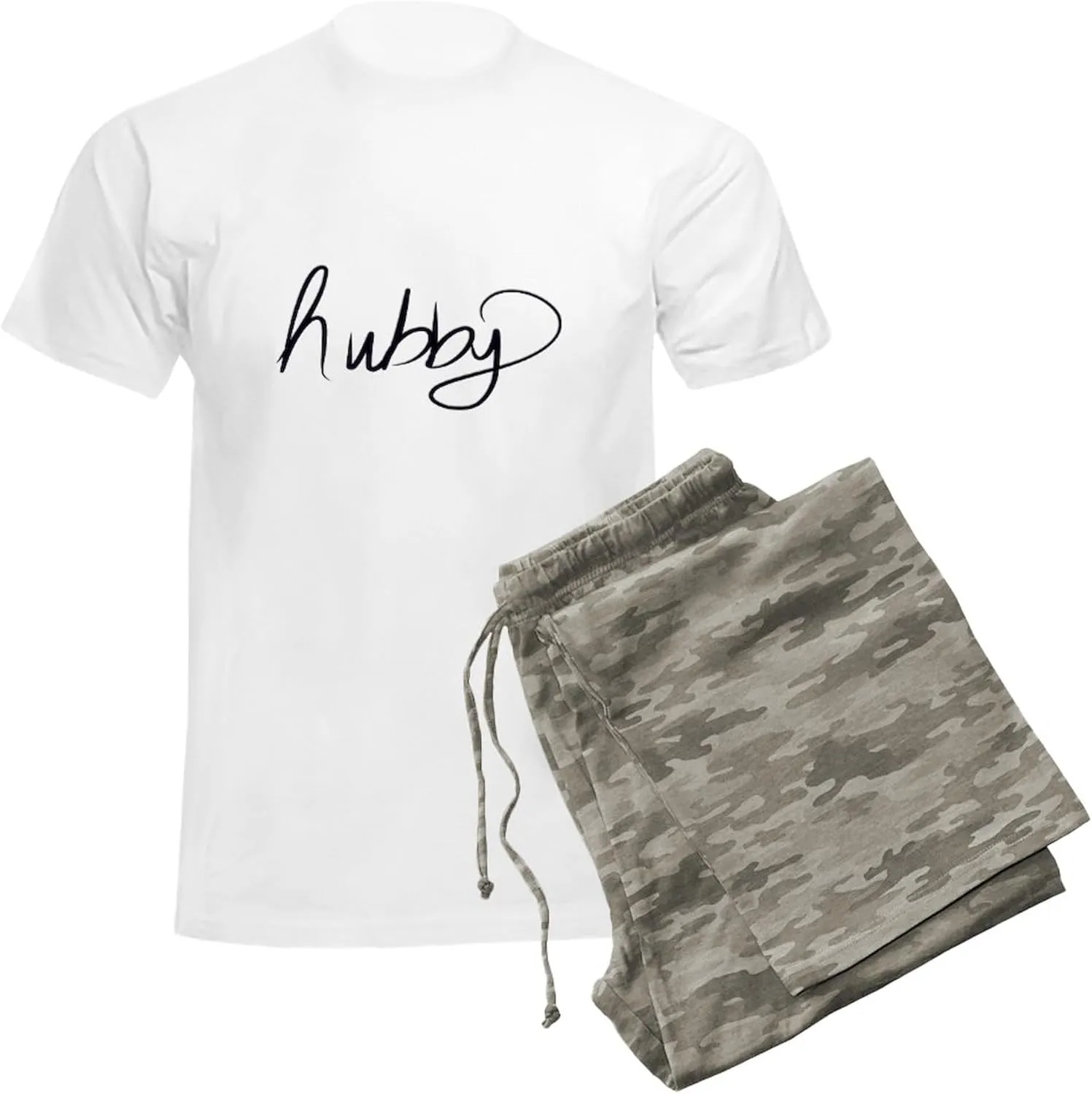 CafePress Hubby Pajamas Men's Novelty Light Pajama Set, Comfortable PJ Sleepwear