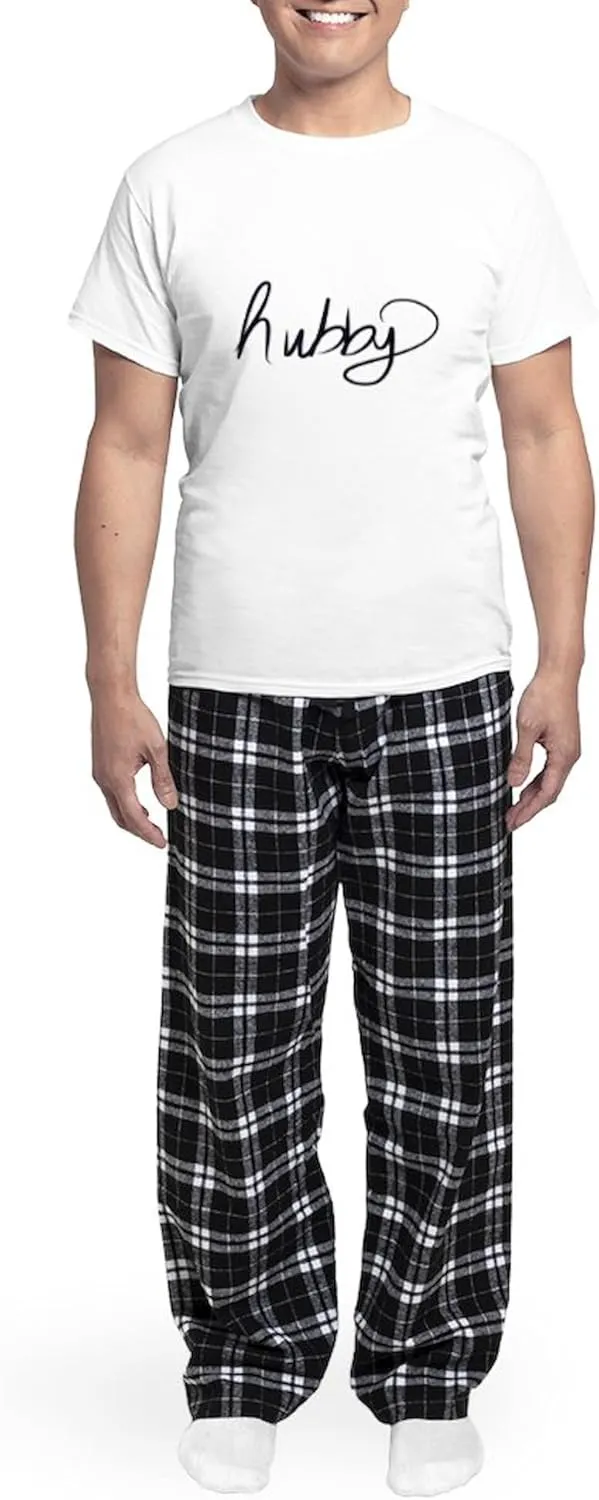 CafePress Hubby Pajamas Men's Novelty Light Pajama Set, Comfortable PJ Sleepwear