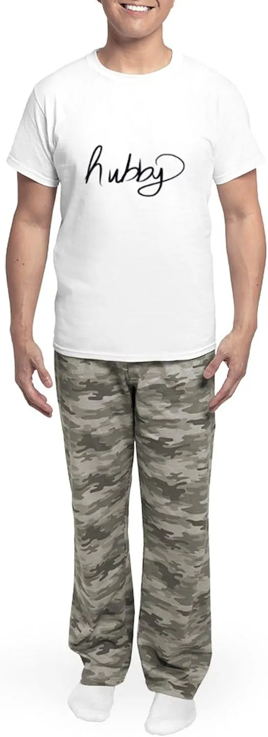 CafePress Hubby Pajamas Men's Novelty Light Pajama Set, Comfortable PJ Sleepwear