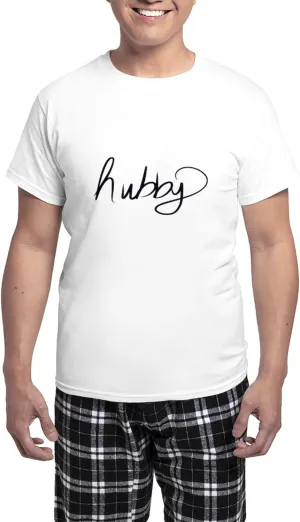 CafePress Hubby Pajamas Men's Novelty Light Pajama Set, Comfortable PJ Sleepwear