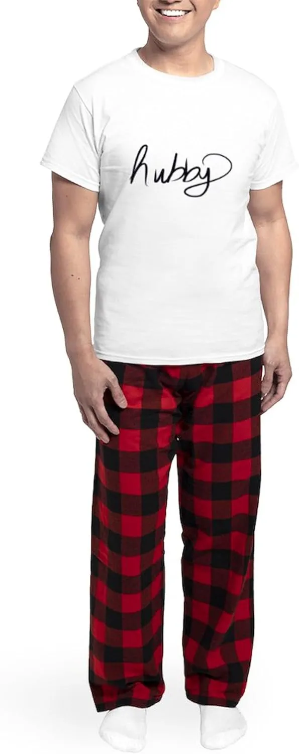 CafePress Hubby Pajamas Men's Novelty Light Pajama Set, Comfortable PJ Sleepwear