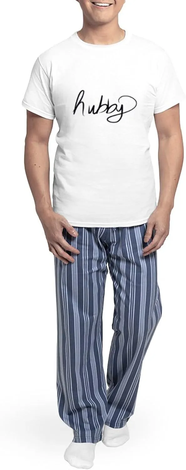 CafePress Hubby Pajamas Men's Novelty Light Pajama Set, Comfortable PJ Sleepwear