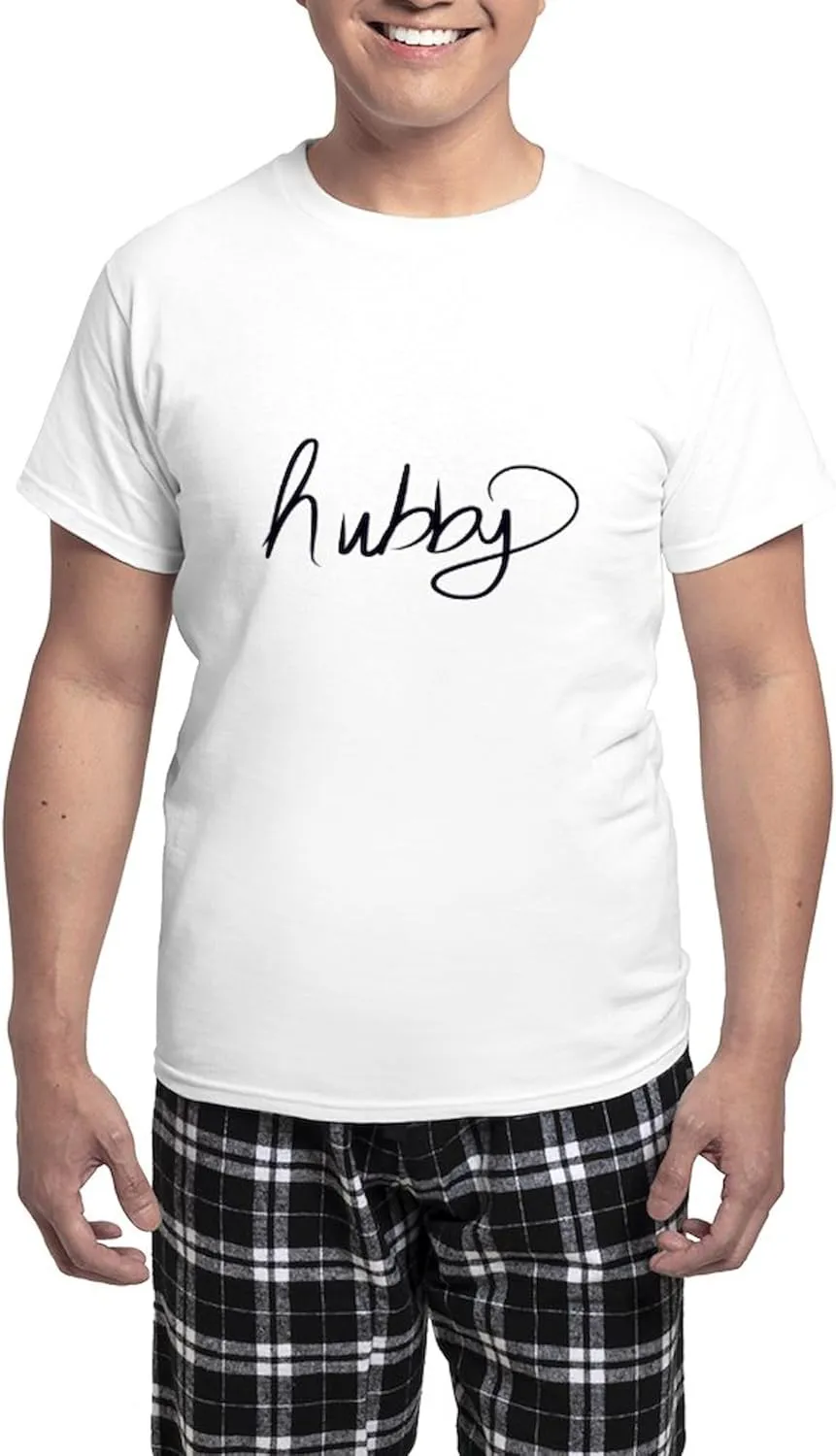 CafePress Hubby Pajamas Men's Novelty Light Pajama Set, Comfortable PJ Sleepwear