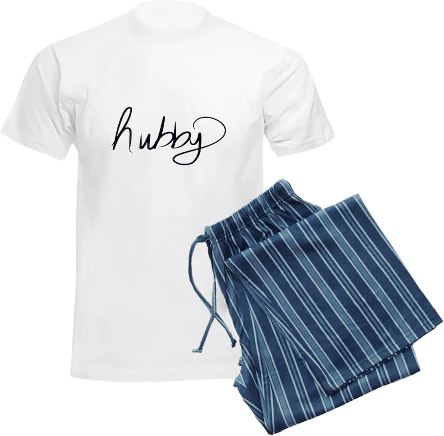 CafePress Hubby Pajamas Men's Novelty Light Pajama Set, Comfortable PJ Sleepwear