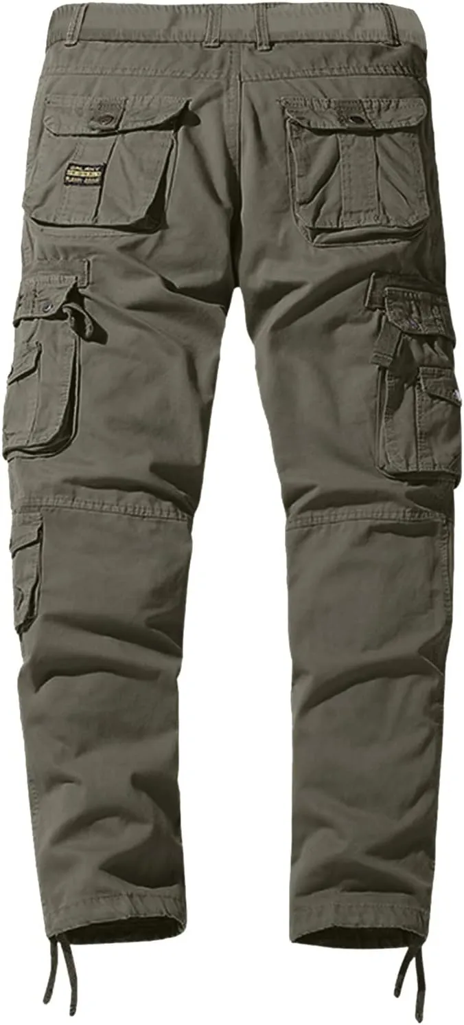 Cargo Pants for Men Joggers Pants Casual Gym Workout Track Pants Comfortable Slim Fit Tapered Sweatpants with Pockets