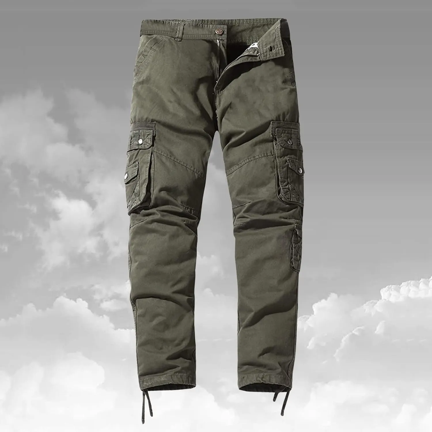 Cargo Pants for Men Joggers Pants Casual Gym Workout Track Pants Comfortable Slim Fit Tapered Sweatpants with Pockets