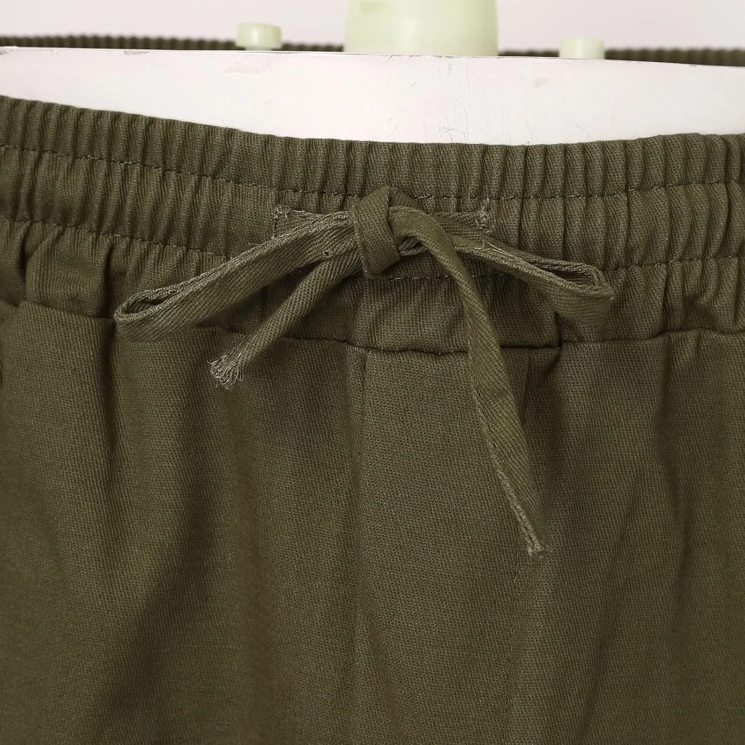 Cargo Pants for Men Relaxed Fit Mens Heavyweight Fleece Jogger Pants Drawstring Stretch Elastic Waist Outdoor Trouser