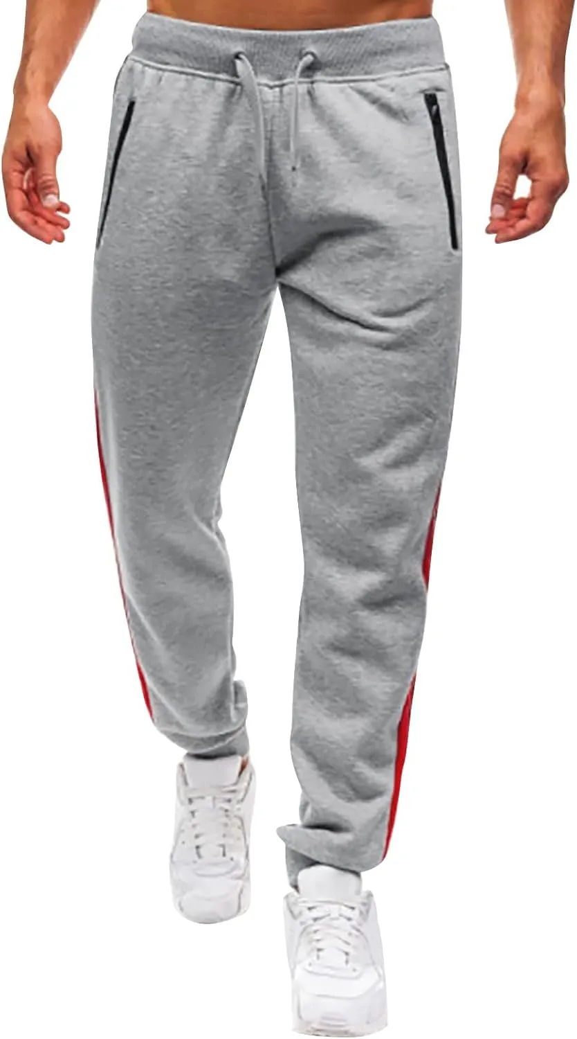 Cargo Trousers for Men Joggers Casual Closed Bottom Lounge Pants Gym Sweatpants with Pockets Men's Joggers Sweatpants