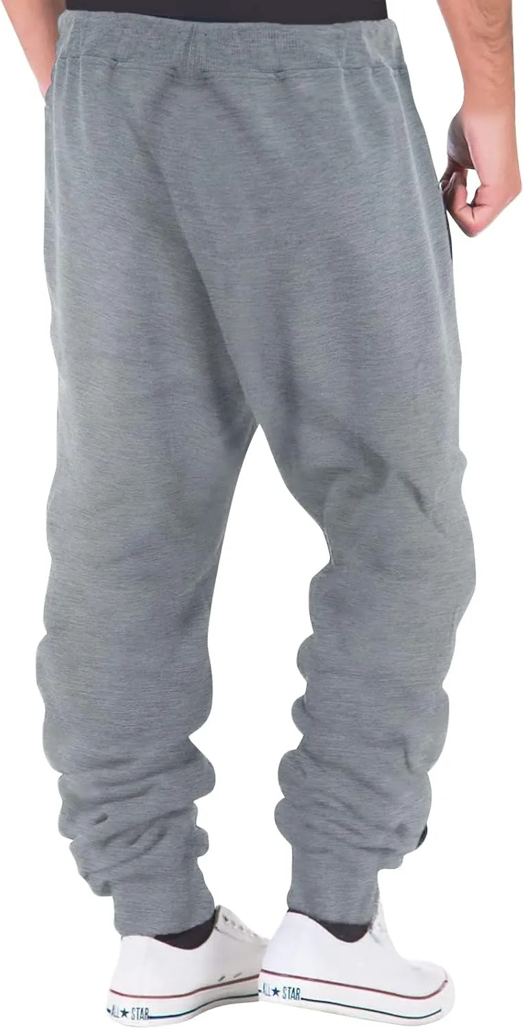 Cargo Trousers for Men Joggers Casual Closed Bottom Lounge Pants Gym Sweatpants with Pockets Men's Joggers Sweatpants