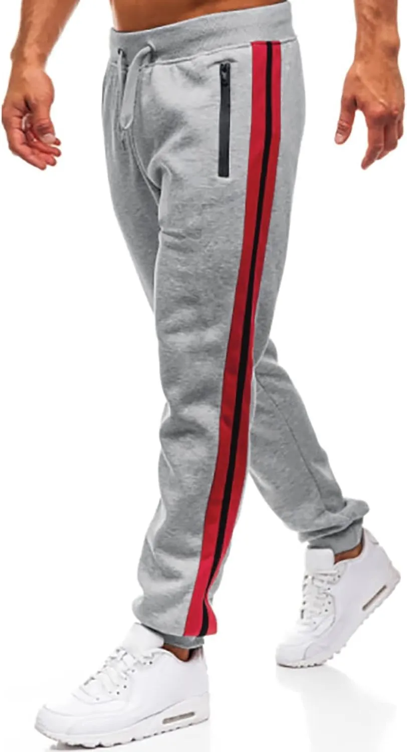 Cargo Trousers for Men Joggers Casual Closed Bottom Lounge Pants Gym Sweatpants with Pockets Men's Joggers Sweatpants