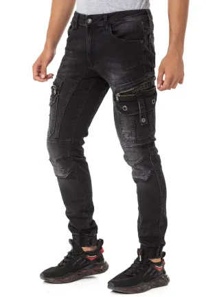 CD845 Comfortable Cut Men's Jean Trousers