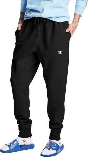 Champion Men's Reverse Weave Joggers, Comfortable, Fleece Pants For Men, C Logo, 30.5