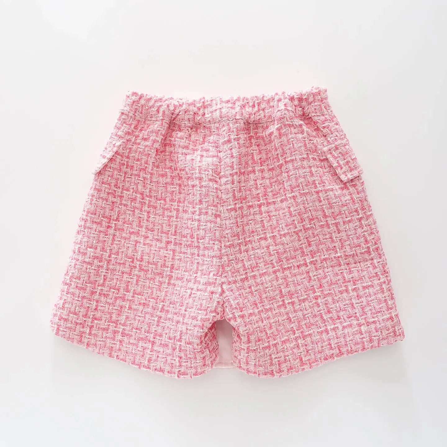 Cherry Pink Tweed Skort