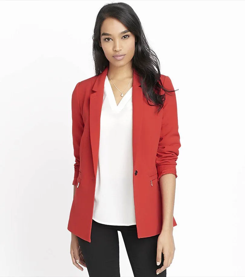 Classic Fitted Blazer Too Hot