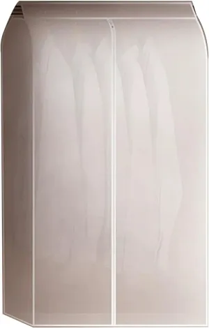 Clothes Cover for Hanging, Garment Bag, PEVA Material with Metal Zipper, Suitable for Coats, Jackets, Shirts(30x50x90cm x20x35in)