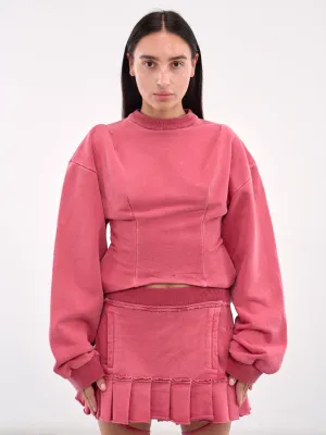 Corset Crewneck (809-712-MODIFIED-RED)