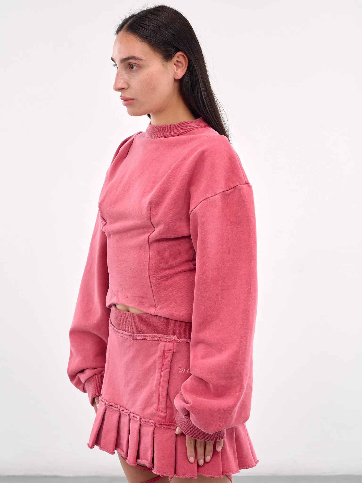 Corset Crewneck (809-712-MODIFIED-RED)