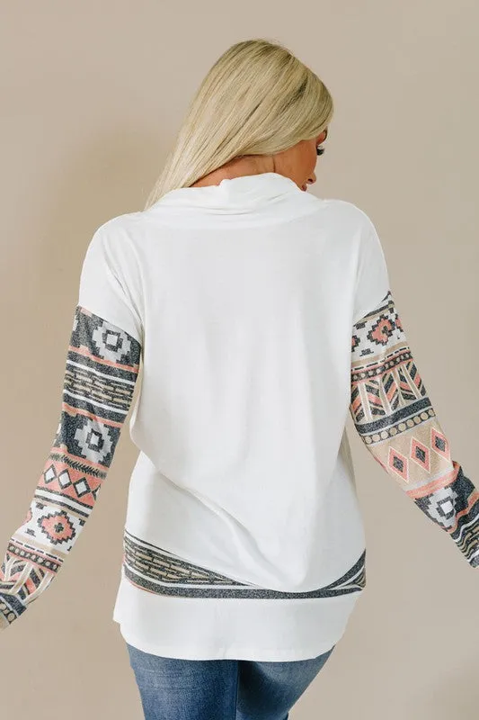 Cozy Cabin Getaway Top - White