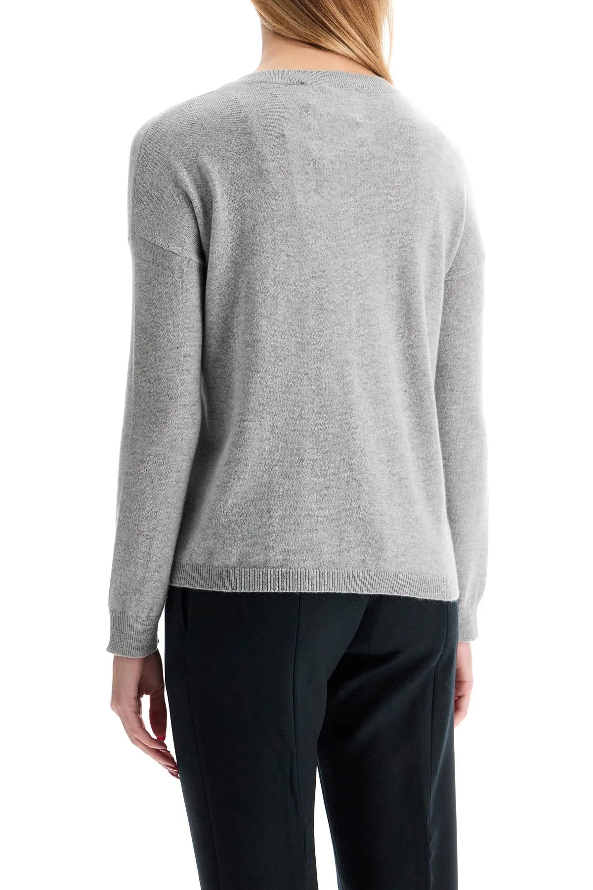 dea cashmere crewneck pul 2023092 DOVE GREY